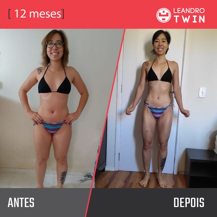 Evolução de Alessandra Keiko — antes e depois
