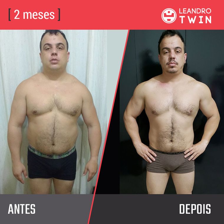 Evolução de Anderson Pires — antes e depois