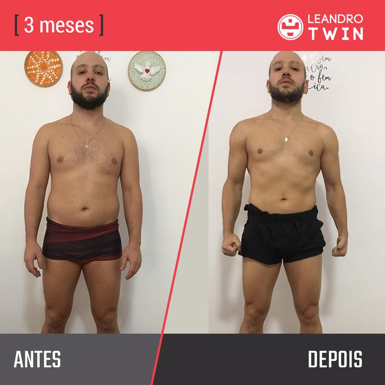 Evolução de Danilo Cazotto — antes e depois