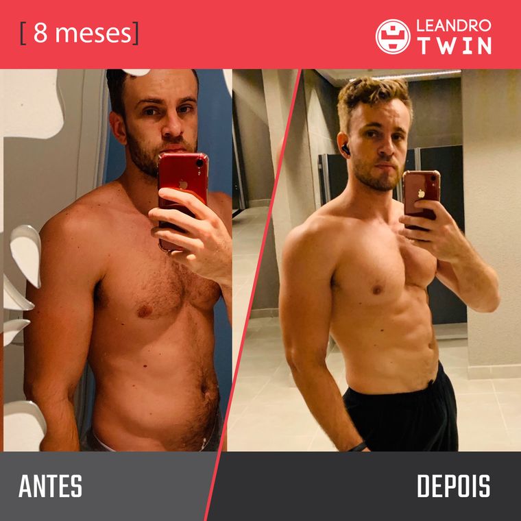 Evolução de Danniel Covo — antes e depois