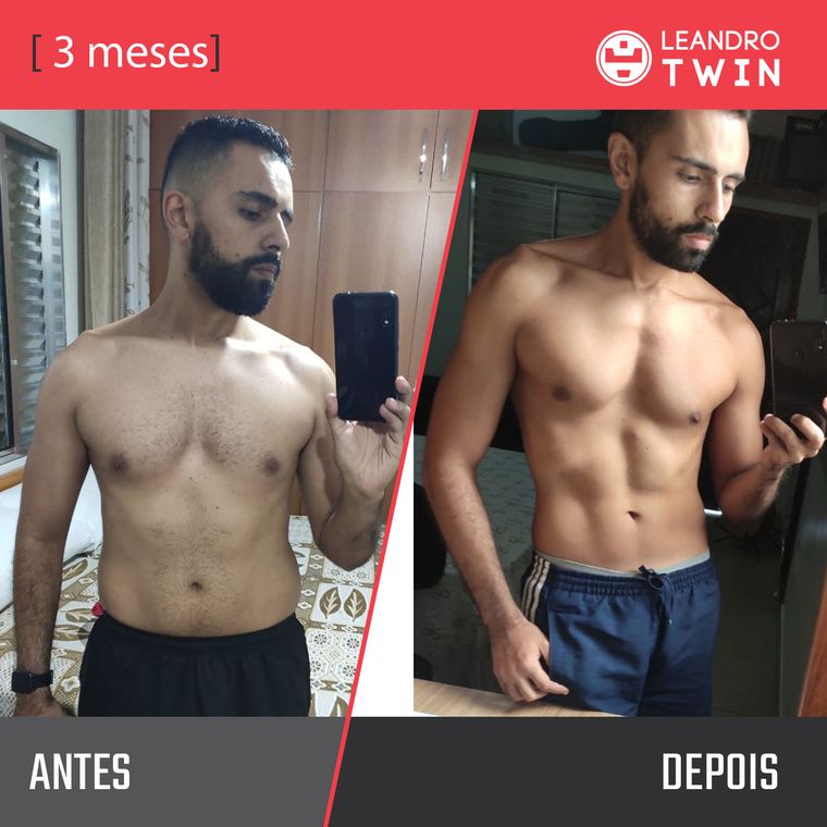 Evolução de Douglas Ferreira — antes e depois