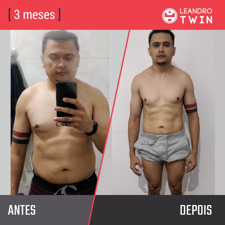 Evolução de Marcelo Saldanha — antes e depois