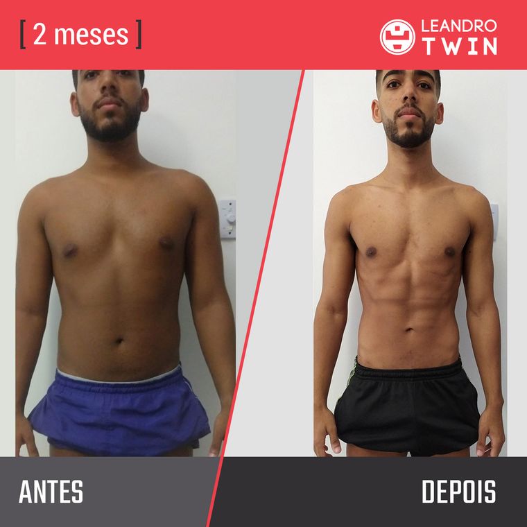 Evolução de Matheus Costa — antes e depois