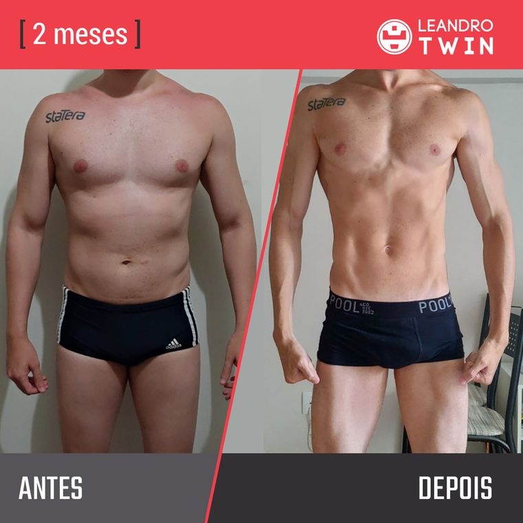 Evolução de Matheus Mendonça — antes e depois
