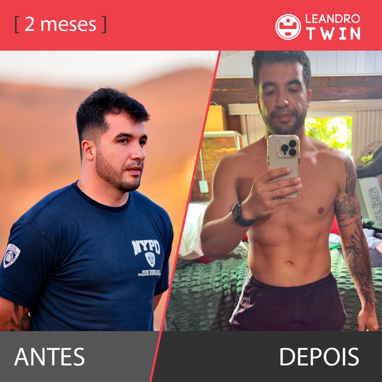Evolução de Matheus Vinicius — antes e depois