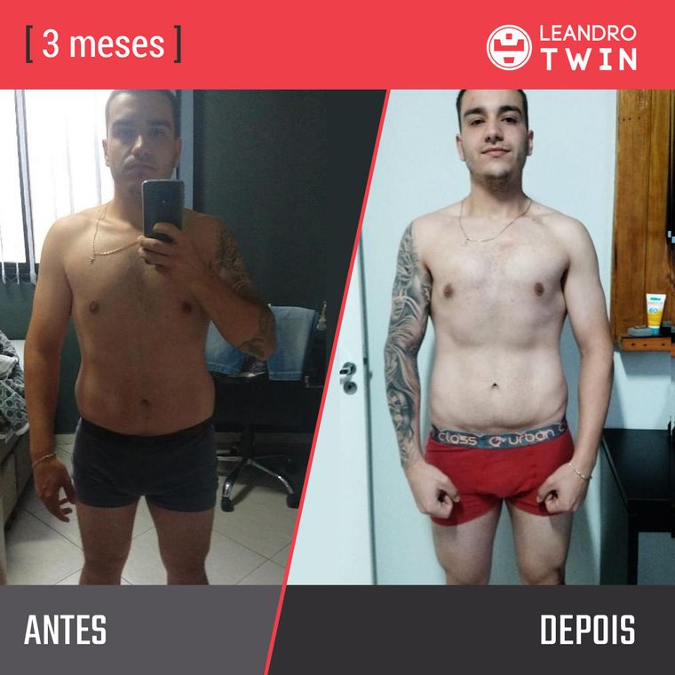 Evolução de Mikael Rebelatto — antes e depois