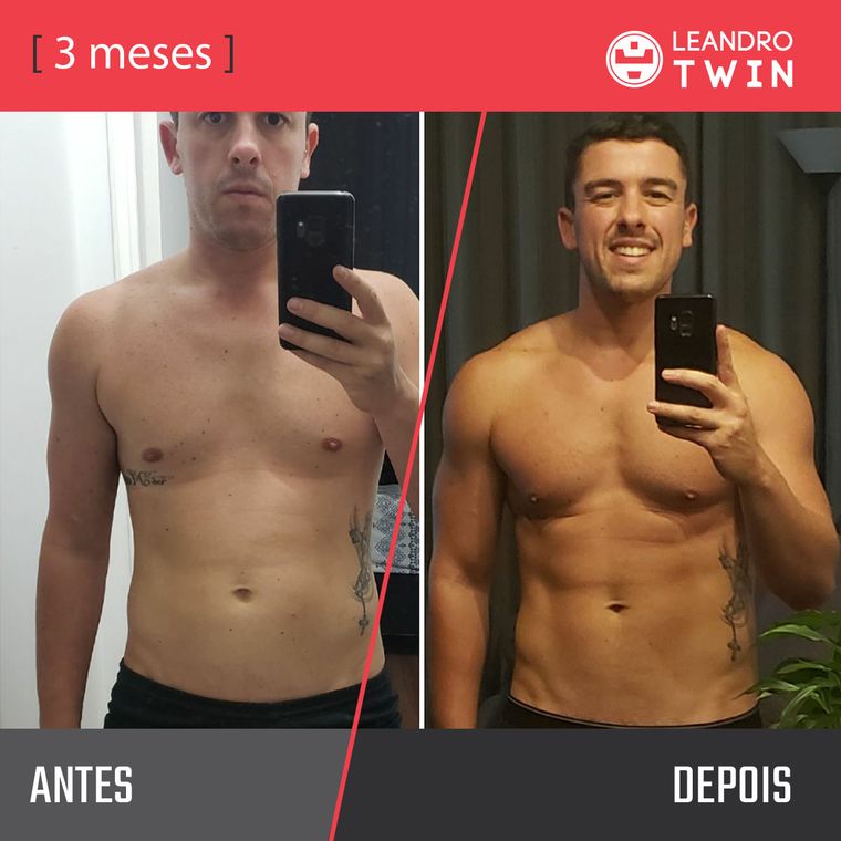 Evolução de Murilo Boeira Reina — antes e depois