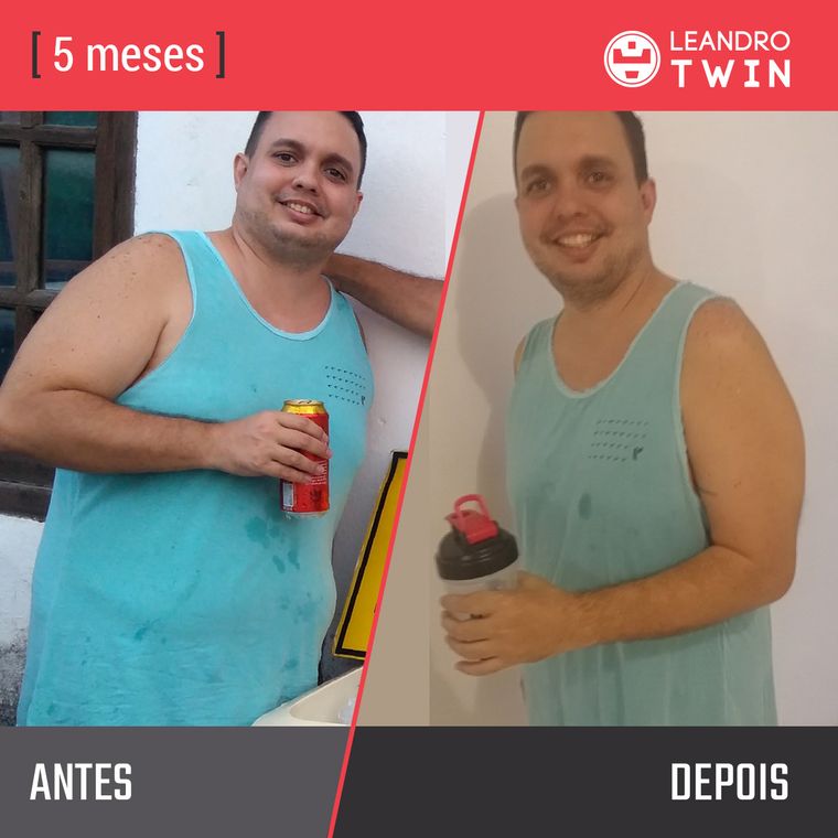 Evolução de Rafael Azevedo — antes e depois
