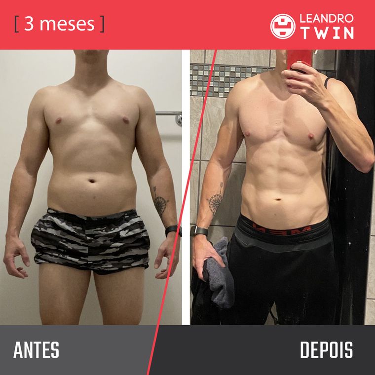 Evolução de Richard Leitholdt — antes e depois