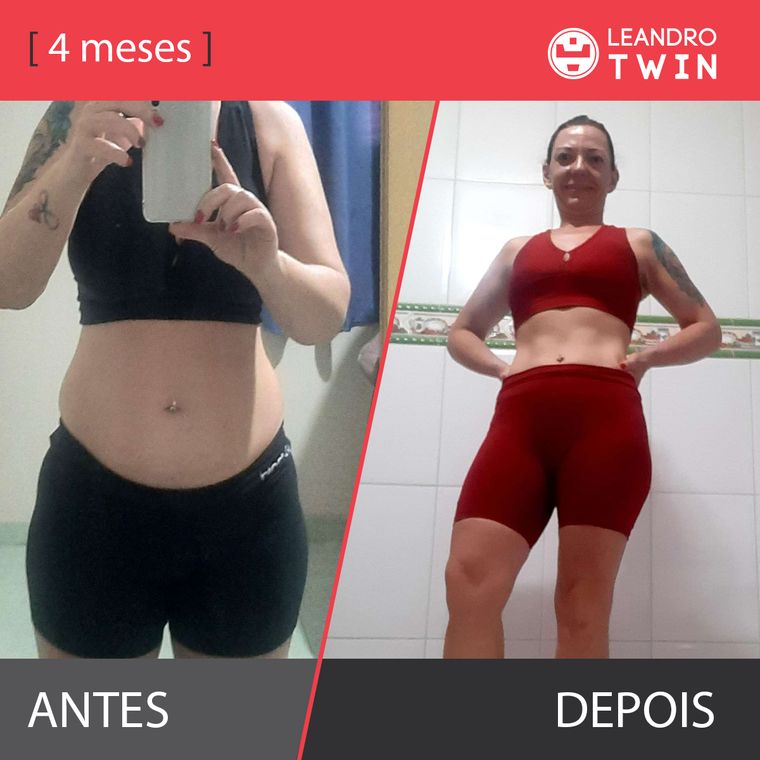 Evolução de Simone Rodrigues — antes e depois