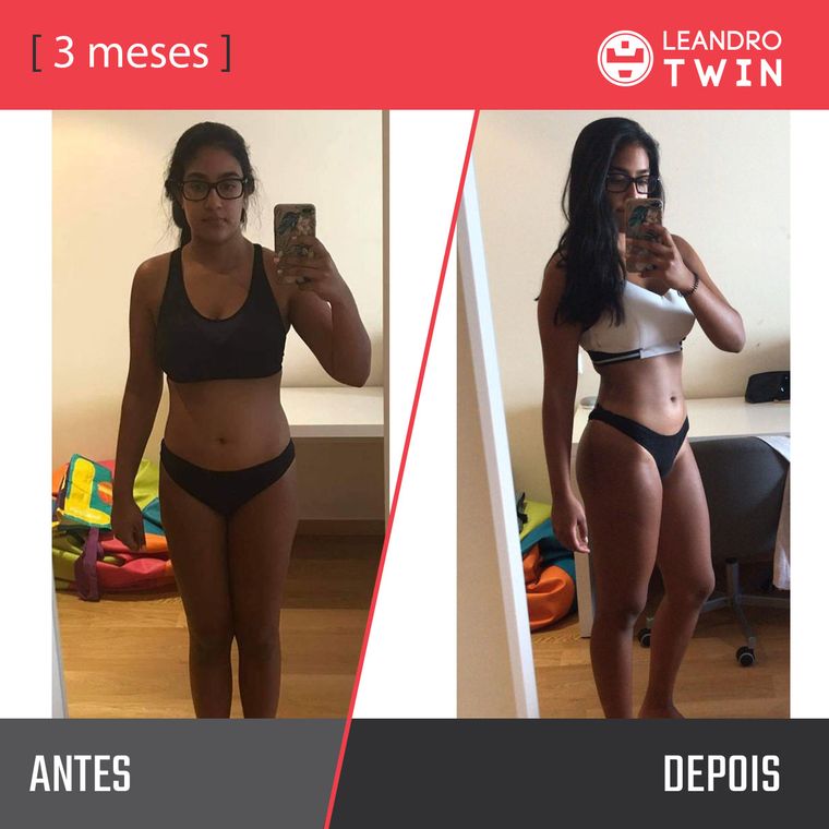 Evolução de Sofia Firoz — antes e depois