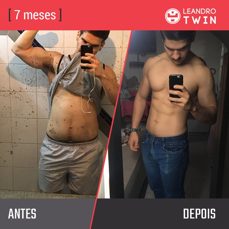 Evolução de Tadeu Toledo — antes e depois