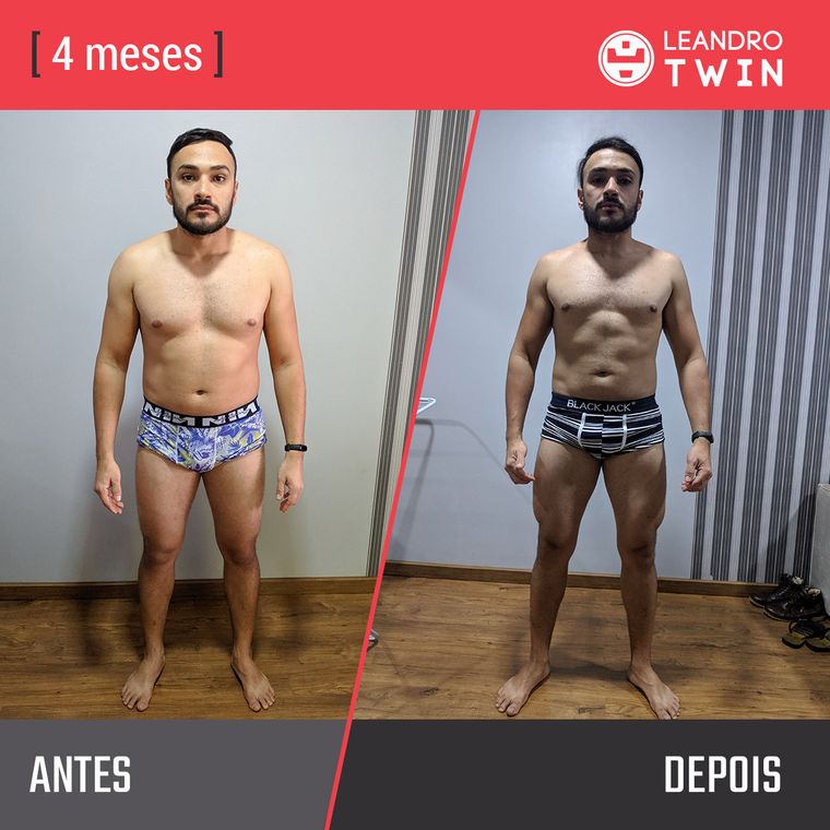 Evolução de Wagner Ribeiro — antes e depois